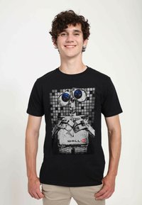 Henry Tiger PIXAR WALL-E - WALL EYES - Print T-shirt - black