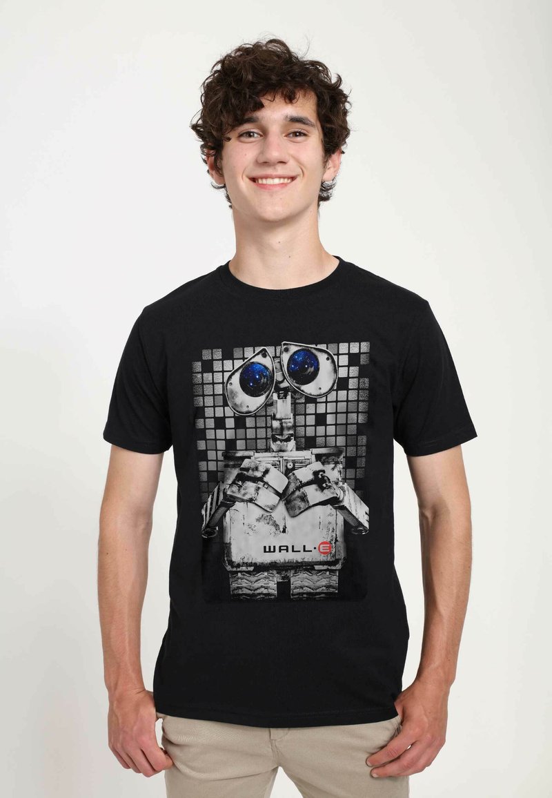Henry Tiger PIXAR WALL-E - WALL EYES - Print T-shirt - black