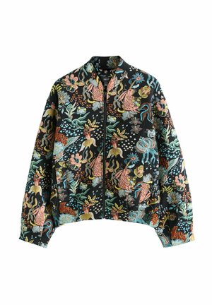FLORAL - Bomberjacke - black