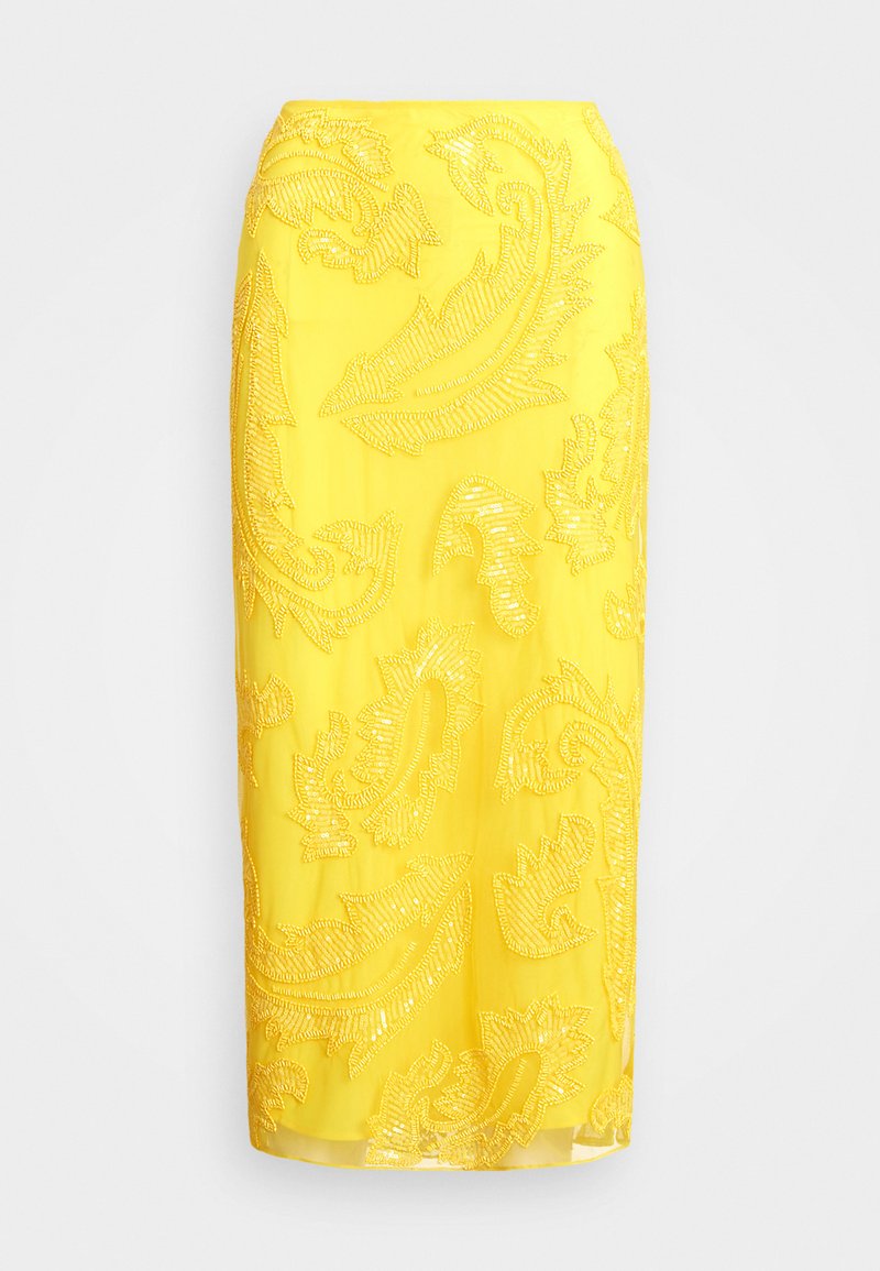 Lauren Ralph Lauren A-lijn rok geel Lauren Ralph Lauren A-lijn rok geel