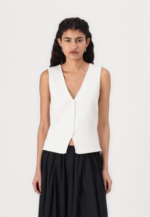 Gina Tricot Waistcoat - off white