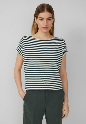 T-shirt print - tannengrün