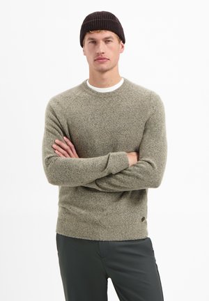 MELANGE - Strickpullover - sand