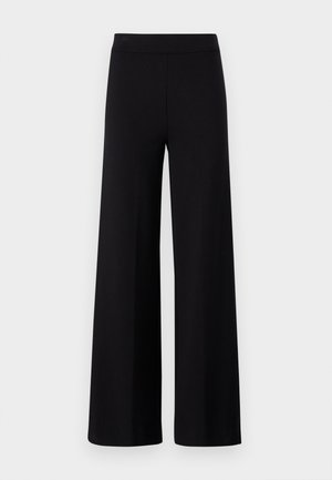 rag & bone IRINA PONTE WIDE LEG PANT - Nohavice - black