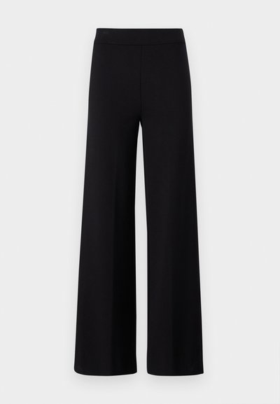 rag & bone IRINA PONTE WIDE LEG PANT - Trousers - black