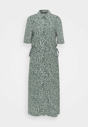VMLIVA CALF SHIRT DRESS - Blousejurk - laurel wreath/liva