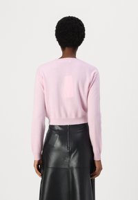pure cashmere CROP LONG SLEEVE  - Pulover - pink