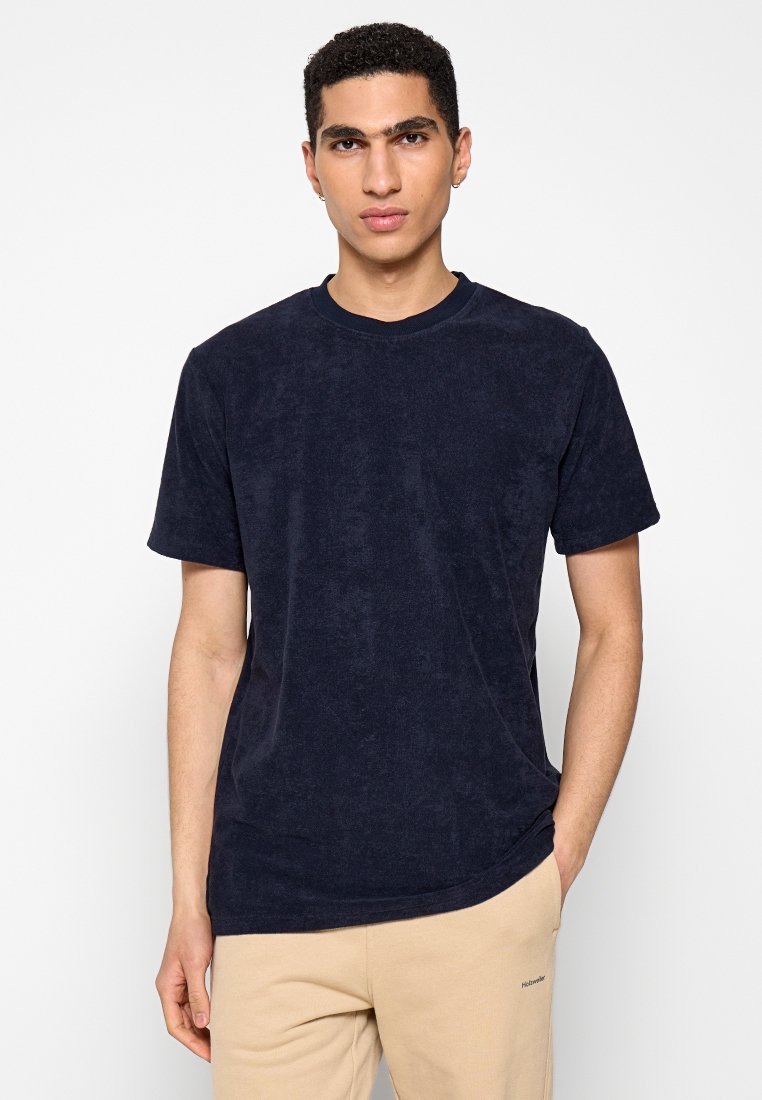 lindbergh T-shirt basic donkerblauw