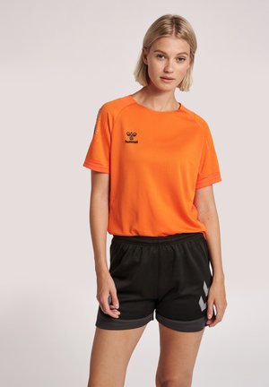 LEAD WOMEN - T-shirt print - orange tiger