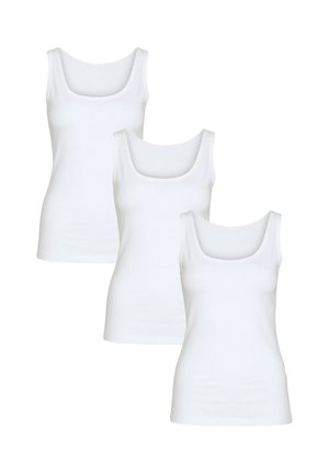 BASIC MAX TANK 3ER PACK - Hemd - white