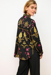 Next LONG SLEEVE - Skjortebluser - black floral print