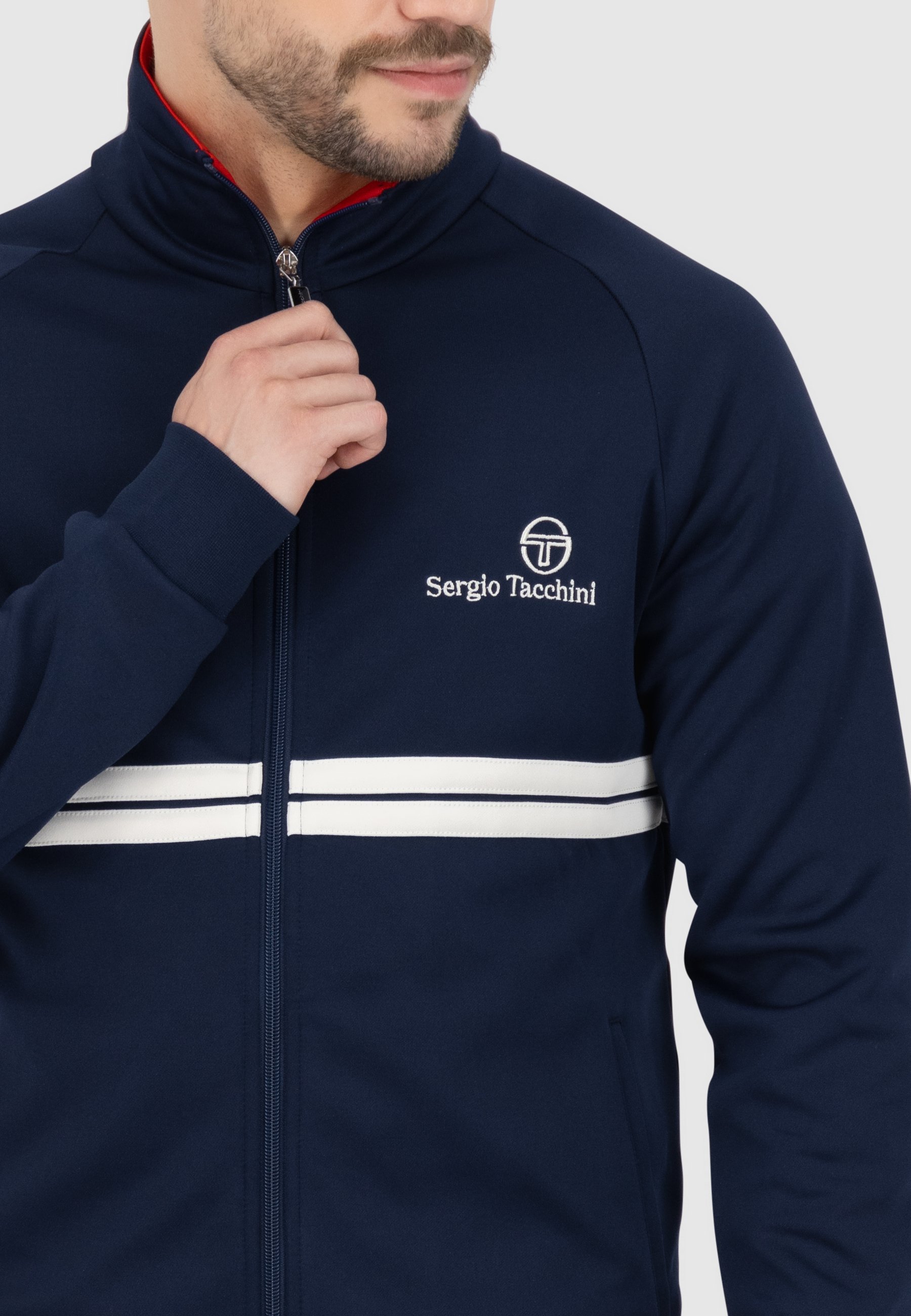 Sergio Tacchini ナイロンジャケット L ホワイト/ネイビー 2025年最新】Sergio Tacchini 素材：ナイロン ナイロン