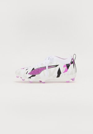 ULTRA 5 MATCH FOREVER - Scarpe da calcetto con tacchetti - white/magenta/gray/black