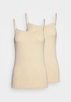 2PACK SPAGHETTI - Maglietta intima - sand