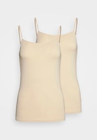 2PACK SPAGHETTI  - Spodnja majica - sand