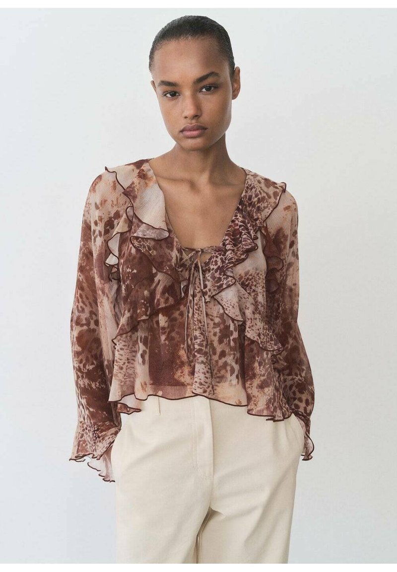 Mango BUTCHER - Bluse - brown