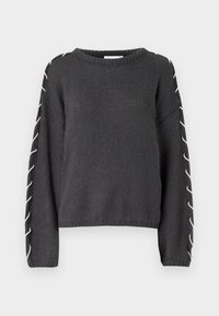VILA VICHOCA PEARL DETAIL - Maglione - dark grey