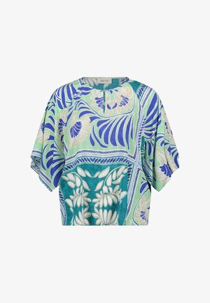 Cartoon, CARTOON MIT MUSTER CASUAL-BLUSE - Blouse - green blue