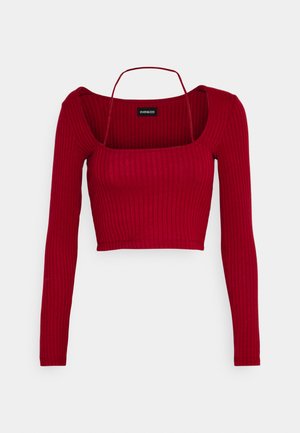 Even&Odd Petite Langarmshirt - bordeaux