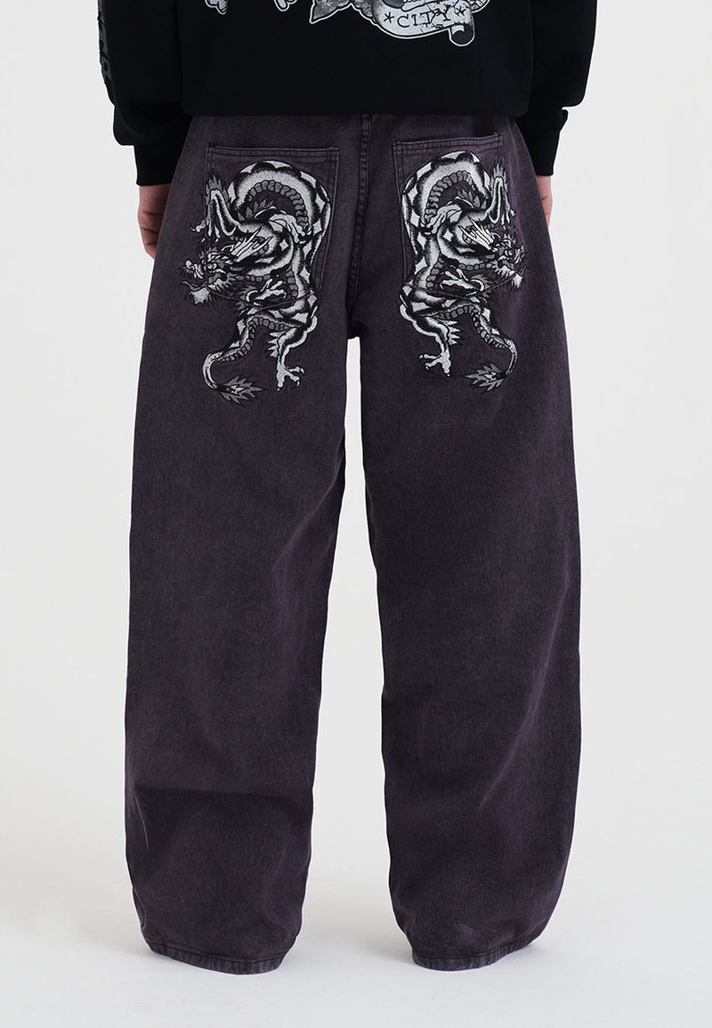 Ed Hardy - TWISTED DRAGON TINTED - Straight leg jeans - purple, Enlarge