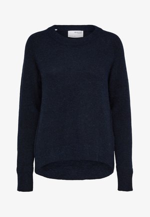 Selected, SLFLULU - Strickpullover - dark sapphire melange