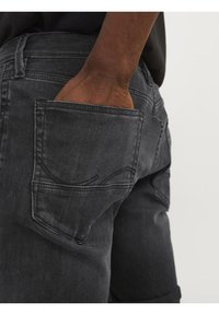 Jack & Jones Shorts di jeans - black denim
