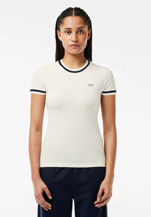 T-shirt basic - blanc bleu marine ev