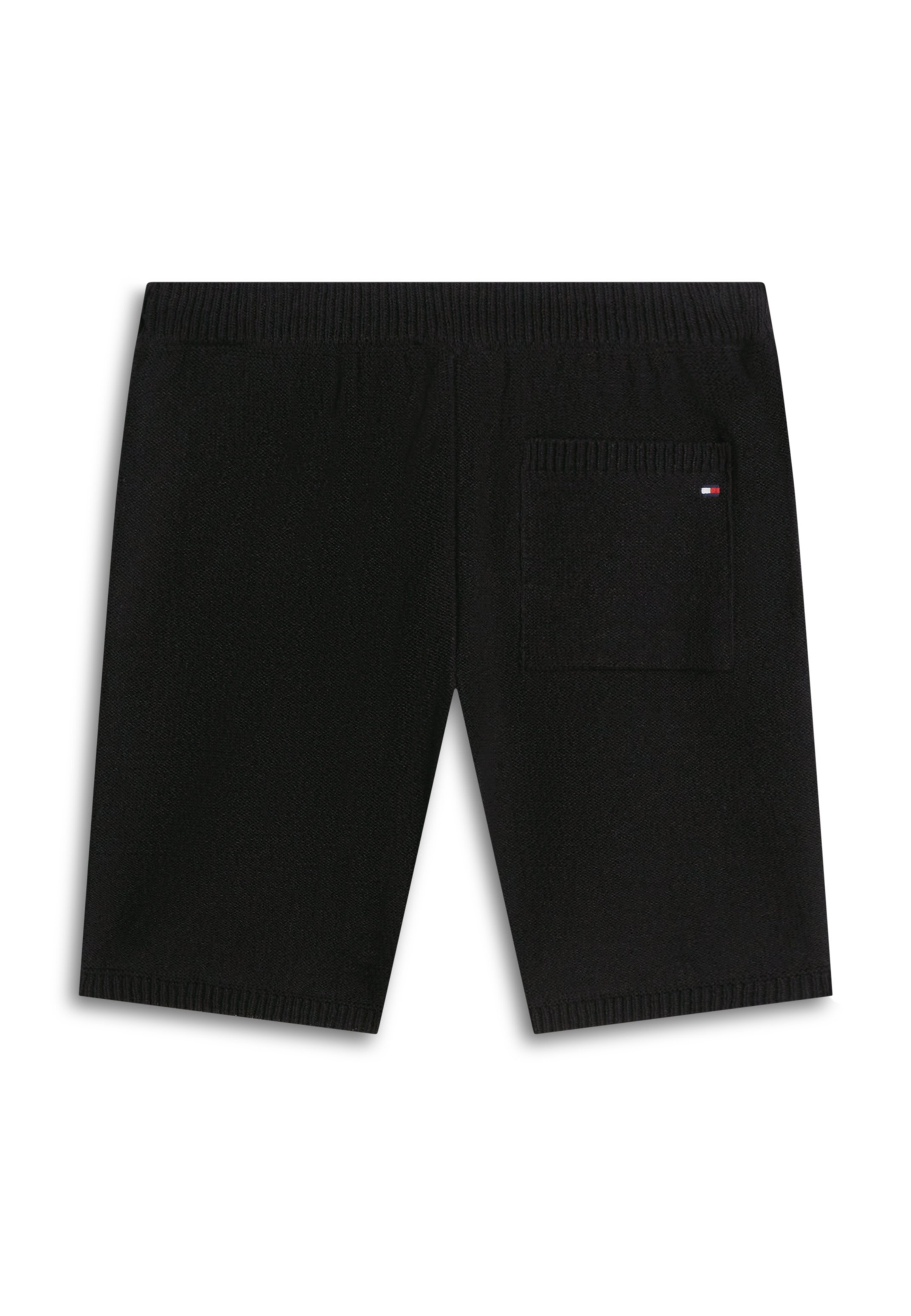 Tommy Hilfiger KNIT RELAXED DRAWSTRING SHORTS - Šortky - black