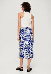 s.Oliver ROK VAN - A-lijn rok - ozeanblau