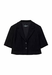 SHORT SLEEVE CROPPED - Kratka jakna - black