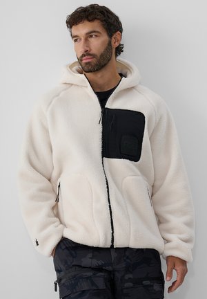 4F, 4F POLAR REGULAR Z KAPTUREM MĘSKI - Veste polaire - beige