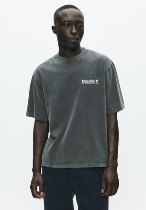 ITALIC - Osnovna majica kratkih rukava - washed black
