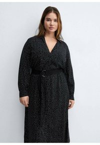 Mango Srajčna obleka - black