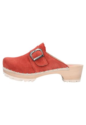 URBAN-TOEFFLER - Heeled mules - rostrot
