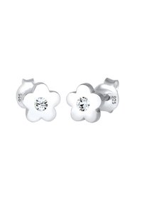 Elli SPARKLING BASIC FLOWER - MIT KRISTALLEN VON SWAROVSKI® - Naušnice - weiß