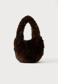 REIKO FURRY SMALL BAG UNISEX - Rankinė - brown