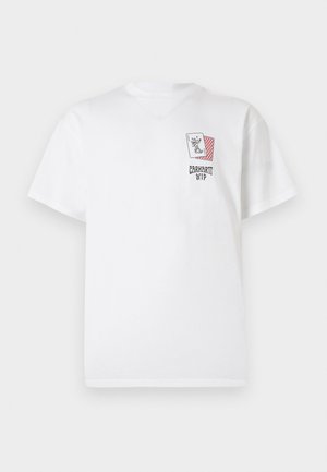 Carhartt WIP, PLAYING CARDS - Μπλουζάκι με στάμπα - white