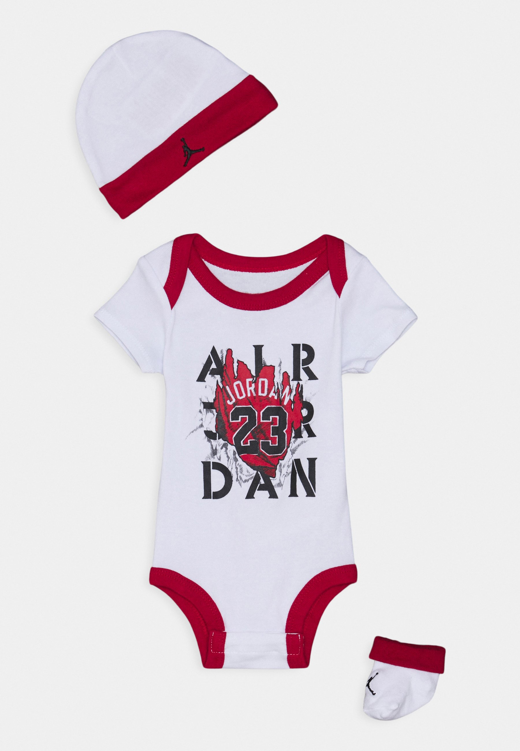 Jordan RETRO SET UNISEX - Print T-shirt - white - Zalando.co.uk