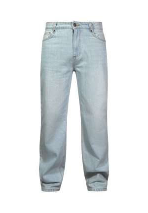 SIKSILK, STRAIGHT FIT - Sirgete säärtega teksad - washed light blue