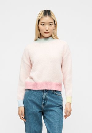 ONLY, ONLOLINA CONTRAST HIGHNECK - Jersey de punto - multi-coloured