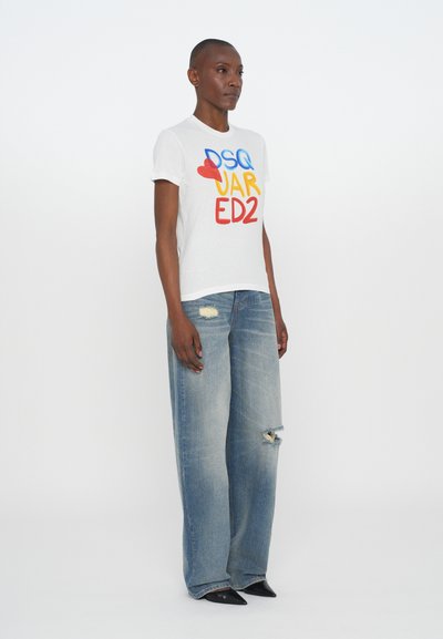 Dsquared2 JUST RIGHT TEE - T-shirt con stampa - white