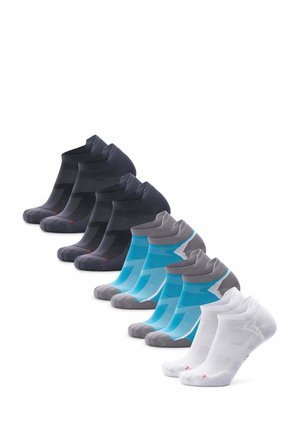 Danish Endurance LOW-CUT RUNNING 5 PACK - Träningssockor - grey blue white