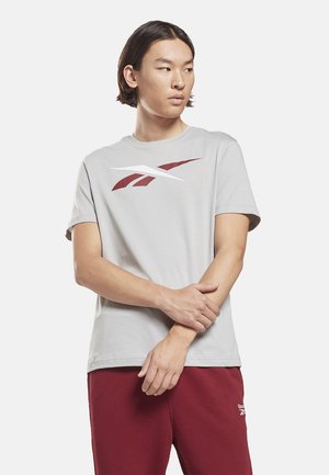 T-shirt con stampa - grey