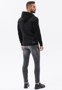 Ombre WITH HOOD  - Farkkutakki - black