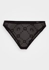 MOONOGRAM FLOCK HIGH CUT
PANTIES - Σλιπ - black