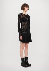 Versace Jeans Couture Top s dlhým rukávom - black