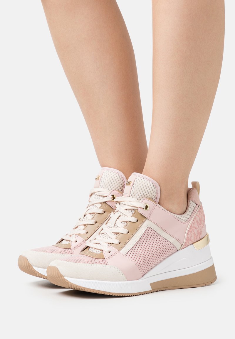 michael kors georgie trainer pink