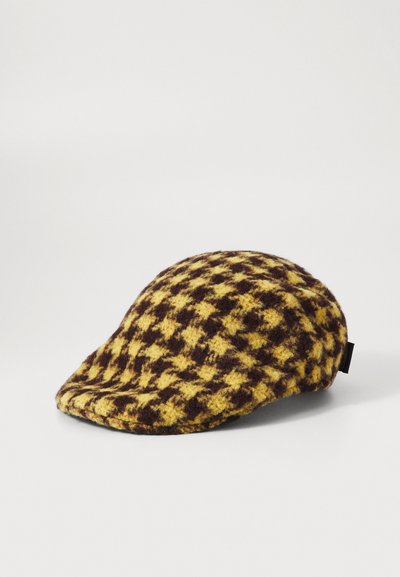 Borsalino BERRETTO PIATTO SFODERATO LOGO BANDIERINA - Gorro - yellow