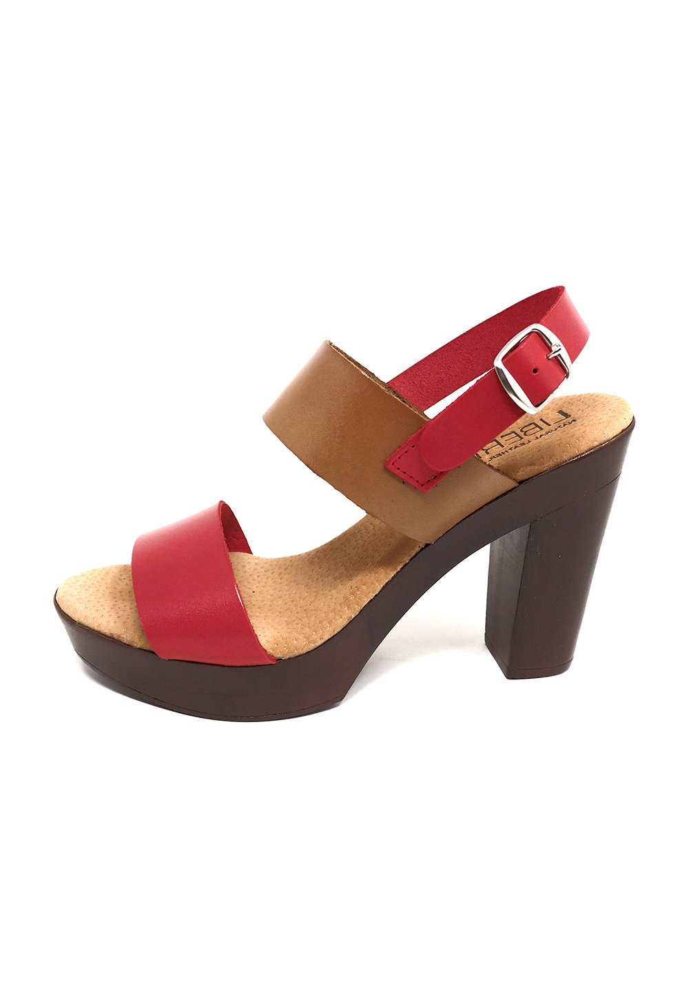 LIBERITAE Sandalias de tacón - rojo - Zalando.es