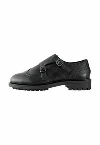 REGULAR FIT - FOREVER COMFORT MONK - Zapatos sin cordones - black